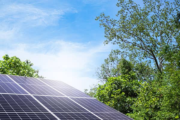 Solar panels in Chester